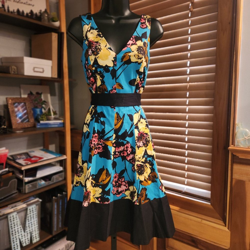 .Floral V-Neck Dress from Nine West